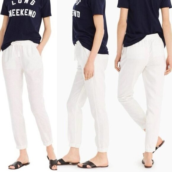 J. Crew White Point Sur Seaside Jogger, 14 TALL - Picture 1 of 8
